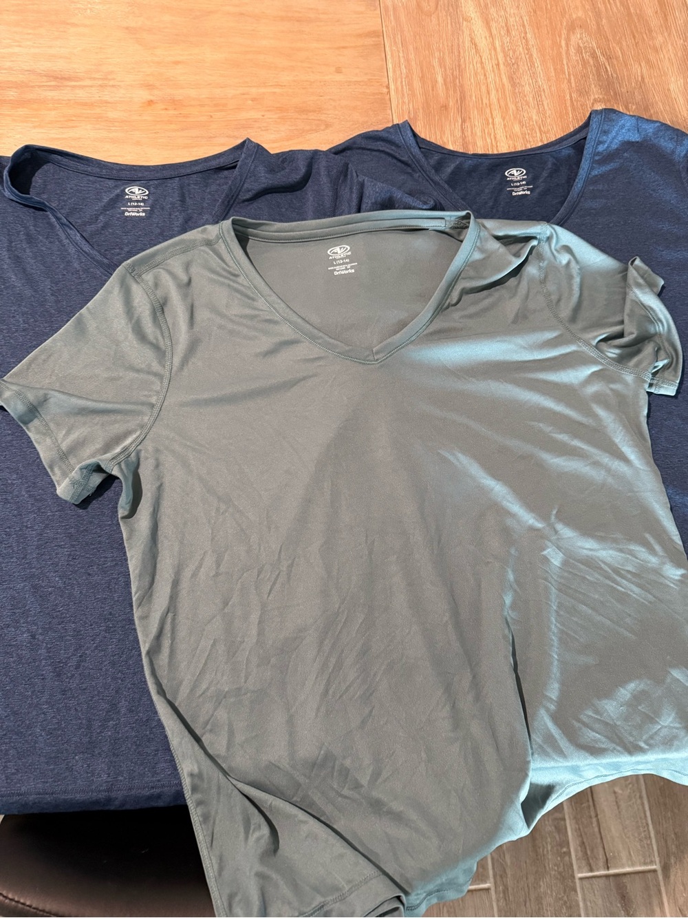 Athletic Works Women's Tees - Teal & Navy